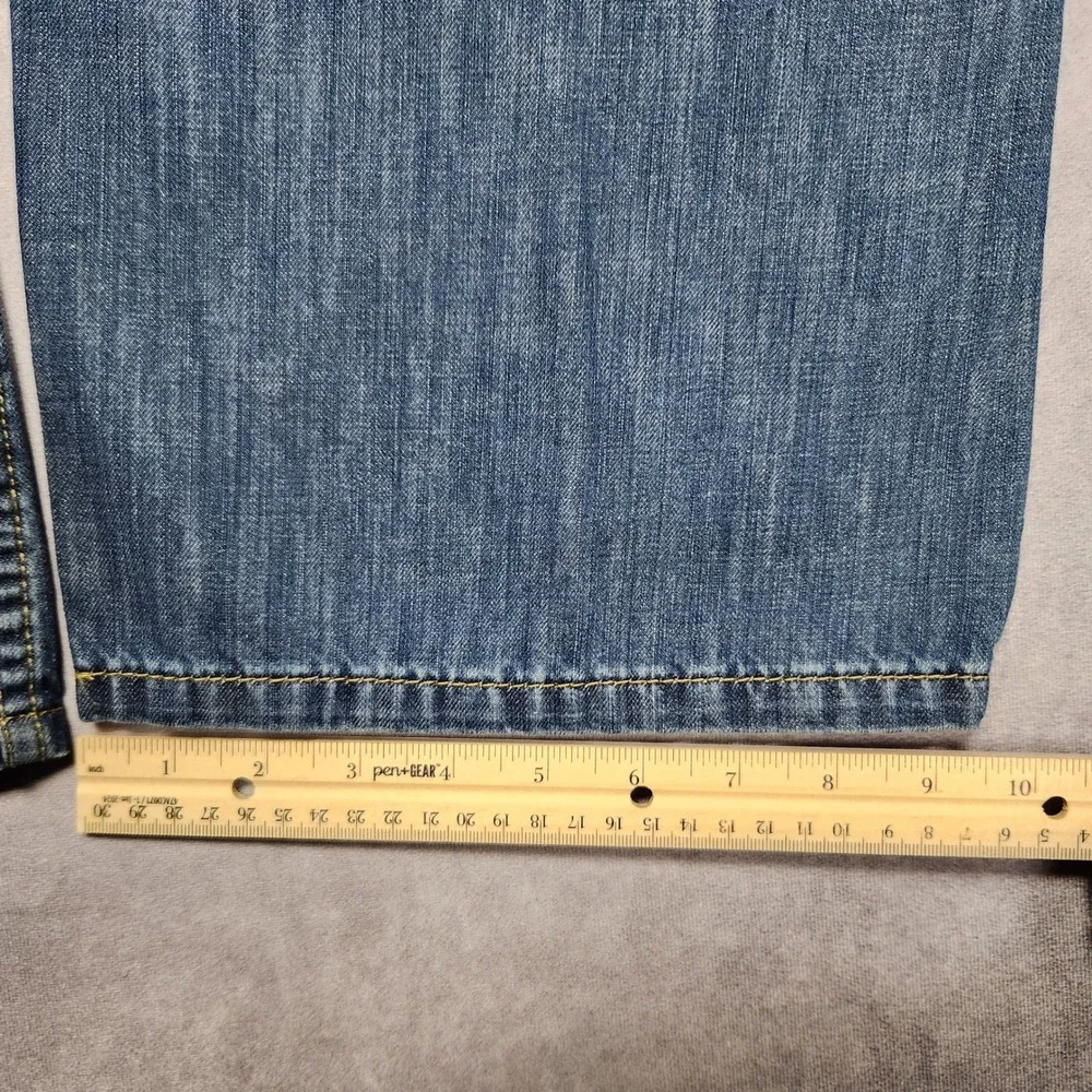Levis 559 Relaxed Straight Jeans Mens 42x32 Blue Medium Wash Denim 100% Cotton